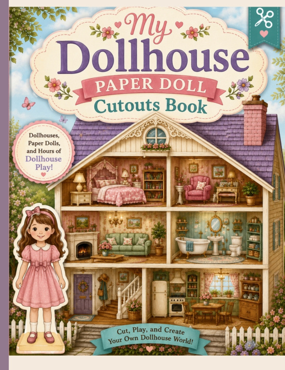 Buch My Dollhouse Paper Doll Cutouts Book Stone Walkway Press
