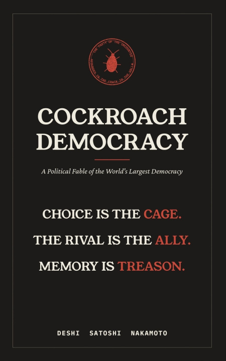 Libro Cockroach Democracy Deshi Satoshi Nakamoto