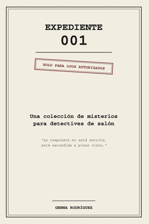 Book Expediente 001 Gemma Rodriguez