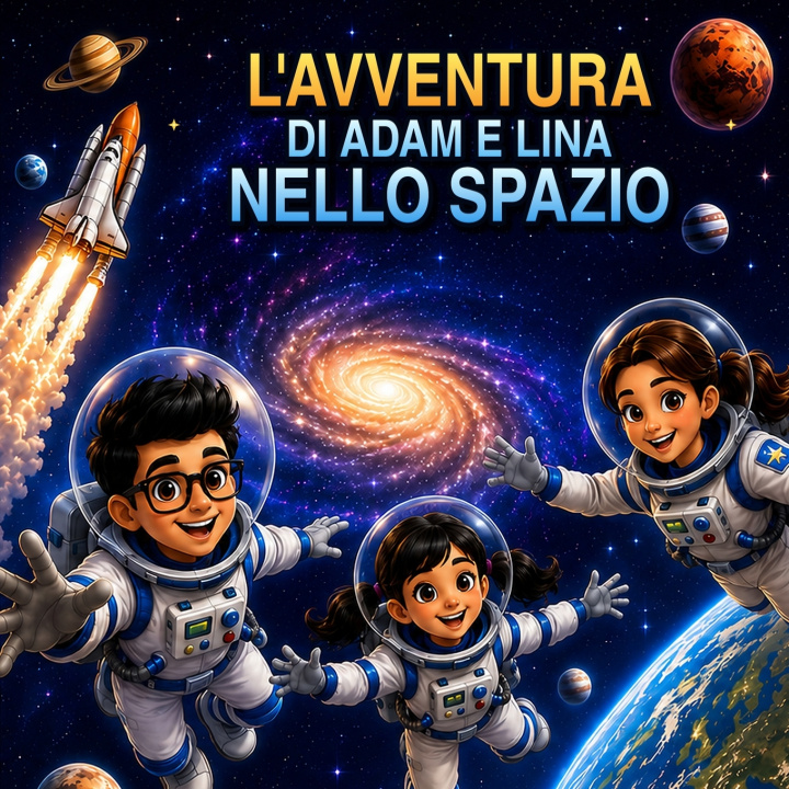 Livro L'avventura di Adam e Lina nello spazio Ali M Shaheen
