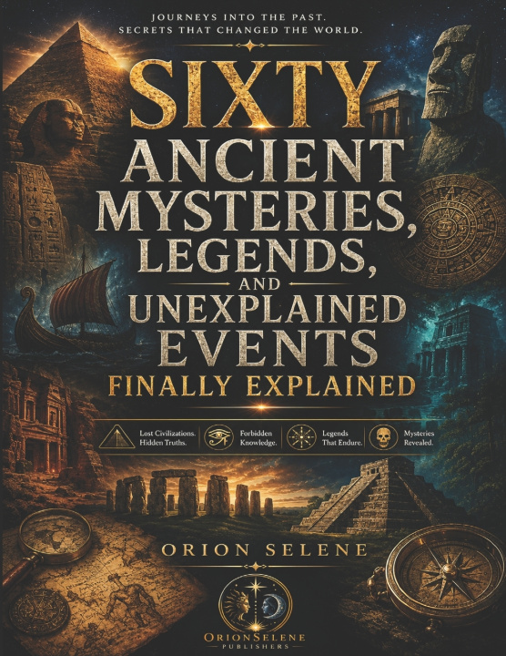 Livro Sixty Ancient Mysteries, Legends, and Unexplained Events Finally Explained Orion Selene