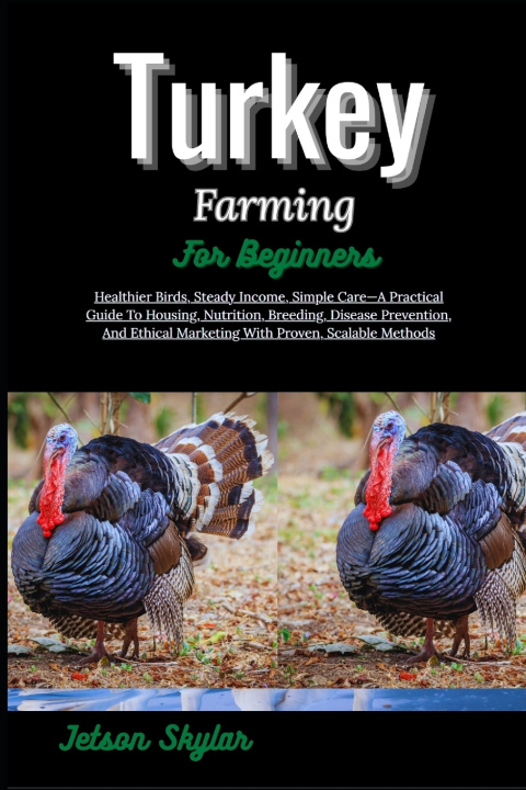 Livro Turkey Farming For Beginners Jetson Skylar