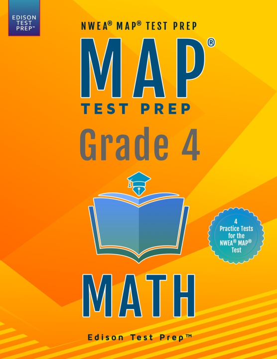 Libro MAP Test Prep Grade 4 Math Edison Test Prep