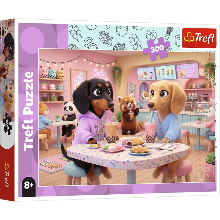 Libro Puzzle 300 Jamniki w kawiarni 23050 