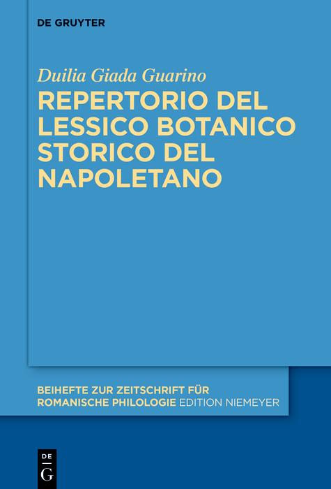 Libro elettronico Repertorio del lessico botanico storico del napoletano Duilia Giada Guarino
