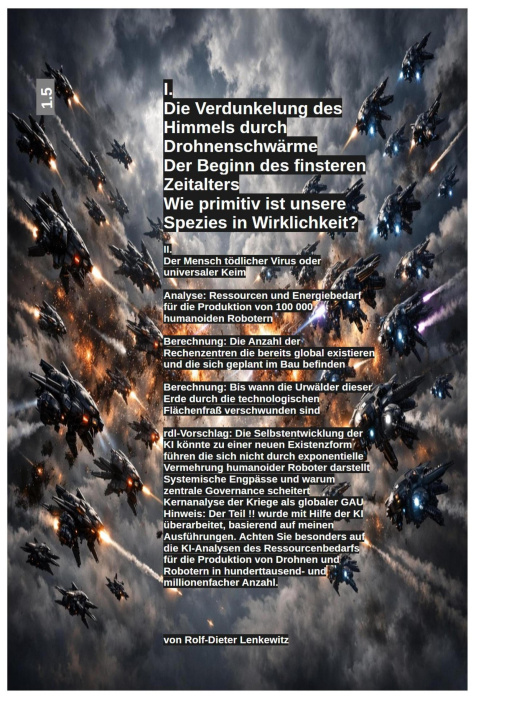 ebook Drohnenschwarme am Himmel Rolf-Dieter Lenkewitz