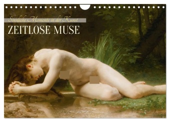 Calendário/Diário Zeitlose Muse (Wandkalender 2027 DIN A4 quer), CALVENDO Monatskalender Calvendo