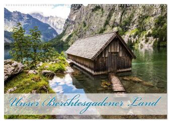 Kalender/Terminbuch Unser Berchtesgadener Land (Wandkalender 2027 DIN A2 quer), CALVENDO Monatskalender Calvendo