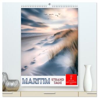 Naptár/Határidőnapló Maritim - Strandtage (hochwertiger Premium Wandkalender 2027 DIN A2 hoch), Kunstdruck in Hochglanz Calvendo