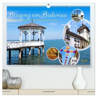 Kalender/agenda Bregenz am Bodensee (hochwertiger Premium Wandkalender 2027 DIN A2 quer), Kunstdruck in Hochglanz Calvendo