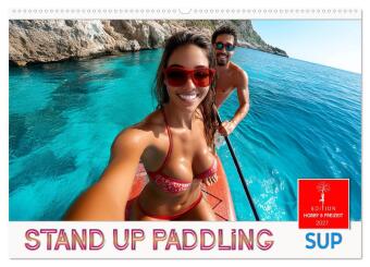 Kalender/Terminbuch Stand up paddling - SUP (Wandkalender 2027 DIN A2 quer), CALVENDO Monatskalender Calvendo