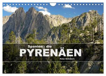 Kalender/agenda Spanien - die Pyrenäen (Wandkalender 2027 DIN A4 quer), CALVENDO Monatskalender Calvendo