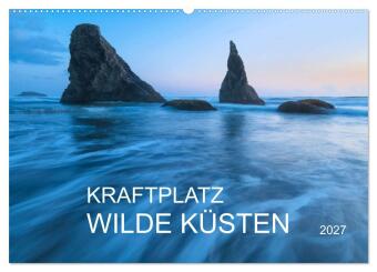 Kalendár/Diár Kraftplatz Wilde Küsten (Wandkalender 2027 DIN A2 quer), CALVENDO Monatskalender Calvendo