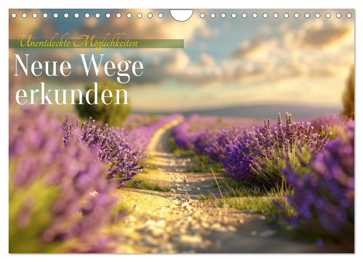 Kalendář/Diář Neue Wege erkunden (Wandkalender 2027 DIN A4 quer), CALVENDO Monatskalender Calvendo