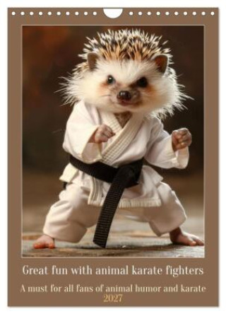 Naptár/Határidőnapló Great fun with animal karate fighters (Wall Calendar 2027 DIN A4 portrait), CALVENDO 12 Month Wall Calendar Calvendo