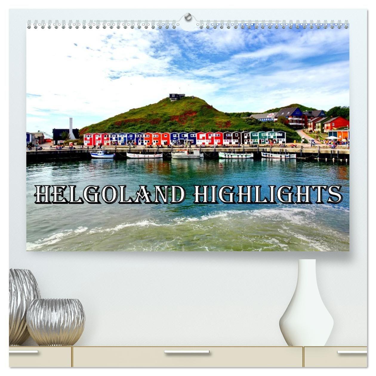 Kalendár/Diár Helgoland Highlights (hochwertiger Premium Wandkalender 2027 DIN A2 quer), Kunstdruck in Hochglanz Calvendo