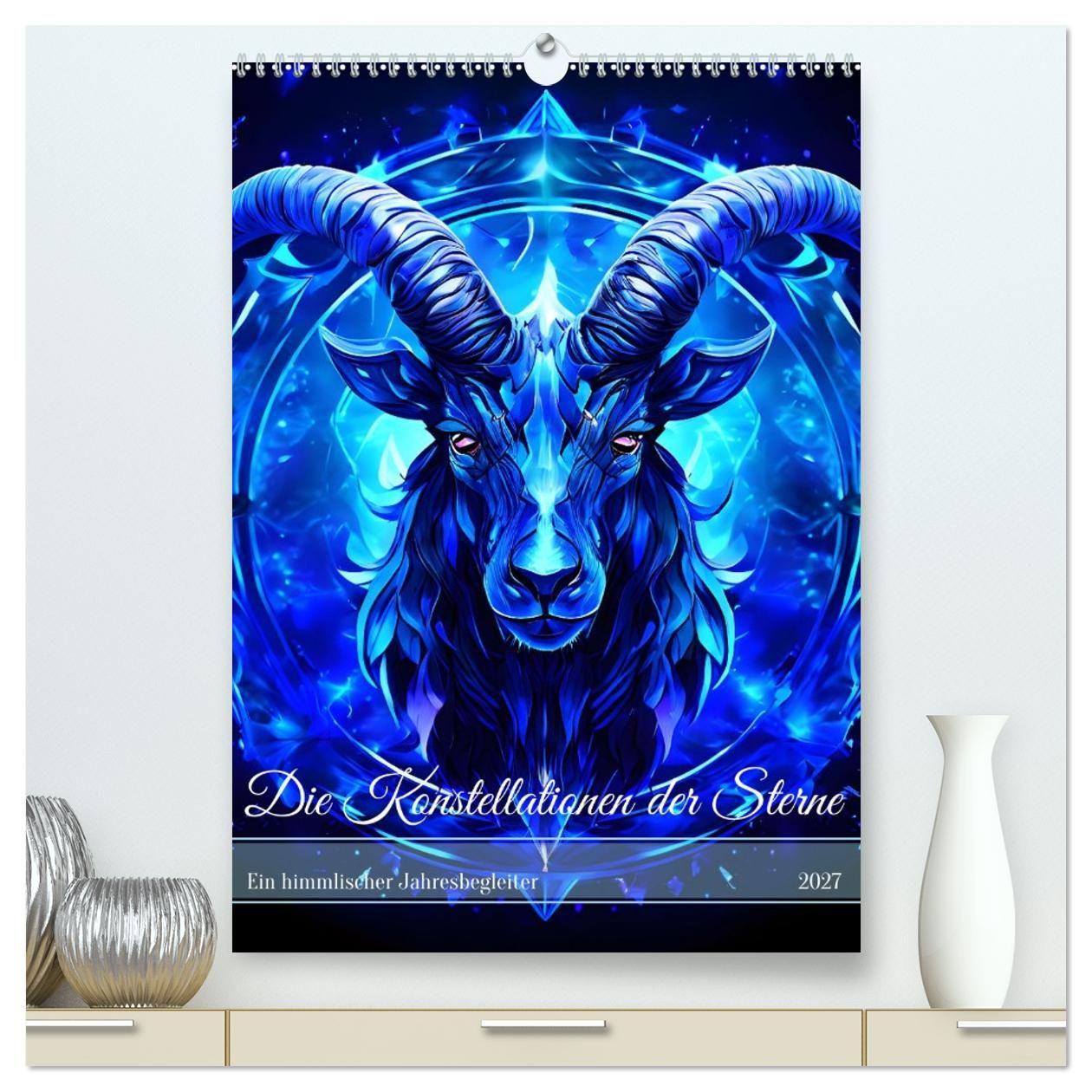 Kalender/agenda Die Konstellationen der Sterne (hochwertiger Premium Wandkalender 2027 DIN A2 hoch), Kunstdruck in Hochglanz Calvendo
