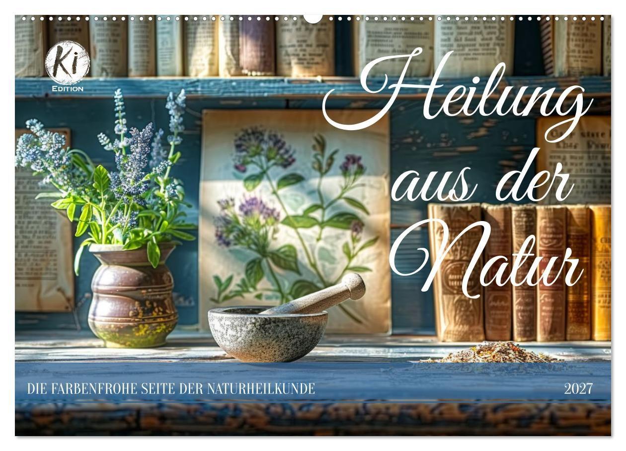 Kalendář/Diář Heilung aus der Natur (Wandkalender 2027 DIN A2 quer), CALVENDO Monatskalender Calvendo