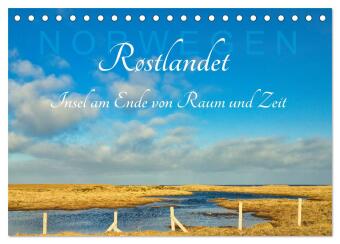 Kalender/agenda Røstlandet am Ende von Raum und Zeit (Tischkalender 2027 DIN A5 quer), CALVENDO Monatskalender Calvendo