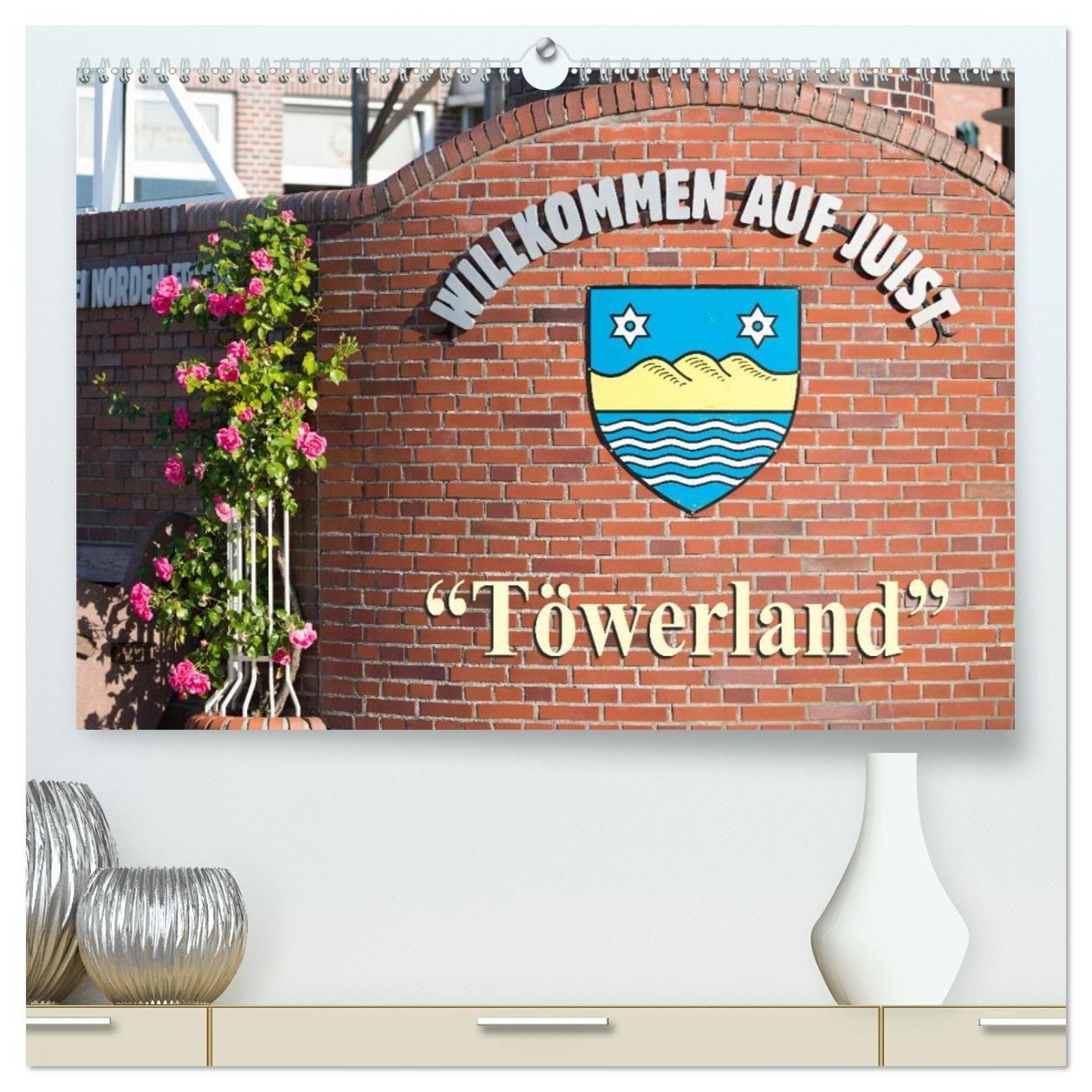 Kalendár/Diár "Töwerland" Juist (hochwertiger Premium Wandkalender 2027 DIN A2 quer), Kunstdruck in Hochglanz Calvendo