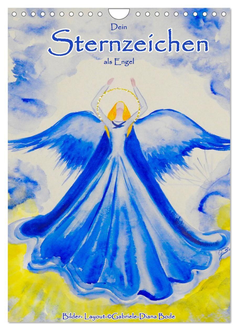 Kalender/Terminbuch Dein Sternzeichen als Engel (Wandkalender 2027 DIN A4 hoch), CALVENDO Monatskalender Calvendo