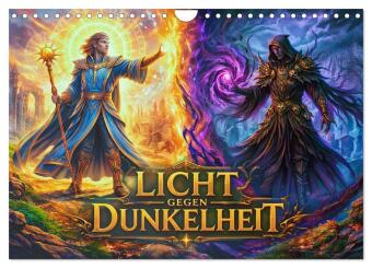 Kalender/Terminbuch Licht gegen Dunkelheit (Wandkalender 2027 DIN A4 quer), CALVENDO Monatskalender Calvendo