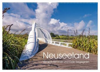 Kalender/Terminbuch Neuseeland - Wo sich Himmel und Erde begegnen (Wandkalender 2027 DIN A2 quer), CALVENDO Monatskalender Calvendo
