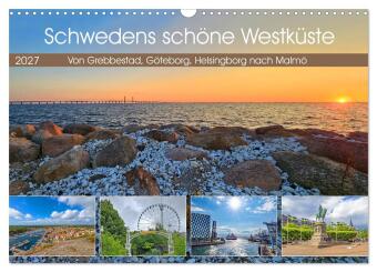 Kalender/agenda Schwedens schöne Westküste (Wandkalender 2027 DIN A3 quer), CALVENDO Monatskalender Calvendo