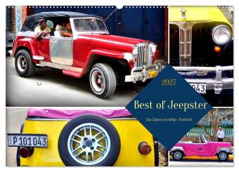 Kalender/agenda Best of Jeepster - Das Cabrio von Willys-Overland (Wandkalender 2027 DIN A2 quer), CALVENDO Monatskalender Calvendo