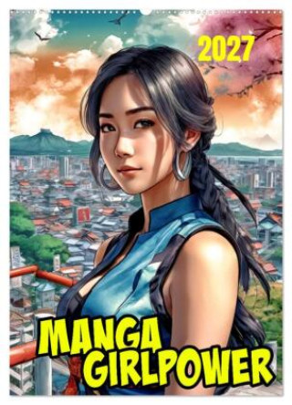 Kalender/agenda Manga Girlpower (Wandkalender 2027 DIN A2 hoch), CALVENDO Monatskalender Calvendo
