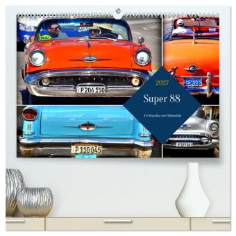 Kalender/Terminbuch Super 88 - Ein Klassiker von Oldsmobile (hochwertiger Premium Wandkalender 2027 DIN A2 quer), Kunstdruck in Hochglanz Calvendo