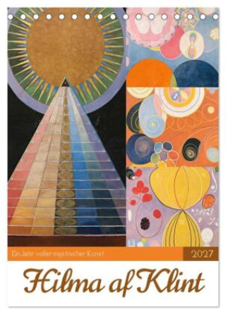 Kalender/agenda Hilma af Klint - Ein Jahr voller mystischer Kunst (Tischkalender 2027 DIN A5 hoch), CALVENDO Monatskalender Calvendo