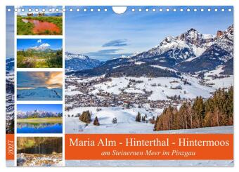 Calendario/Diario Maria Alm - Hinterthal - Hintermoos (Wandkalender 2027 DIN A4 quer), CALVENDO Monatskalender Calvendo