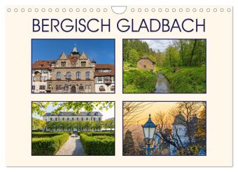 Naptár/Határidőnapló Bergisch Gladbach (Wandkalender 2027 DIN A4 quer), CALVENDO Monatskalender Calvendo