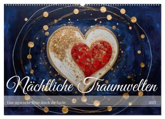 Kalender/agenda Nächtliche Traumwelten (Wandkalender 2027 DIN A2 quer), CALVENDO Monatskalender Calvendo