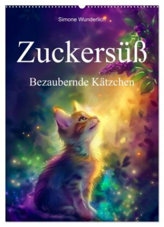 Naptár/Határidőnapló Zuckersüß - Bezaubernde Kätzchen (Wandkalender 2027 DIN A2 hoch), CALVENDO Monatskalender Calvendo