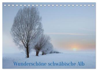 Naptár/Határidőnapló Wunderschöne schwäbische Alb (Tischkalender 2027 DIN A5 quer), CALVENDO Monatskalender Calvendo