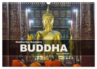 Naptár/Határidőnapló Siddhartha Gautama - Buddha (Wandkalender 2027 DIN A3 quer), CALVENDO Monatskalender Calvendo