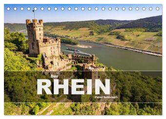 Kalendár/Diár Der Rhein (Tischkalender 2027 DIN A5 quer), CALVENDO Monatskalender Calvendo