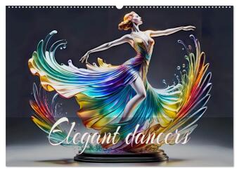 Naptár/Határidőnapló Elegant dancers (Wall Calendar 2027 DIN A2 landscape), CALVENDO 12 Month Wall Calendar Calvendo
