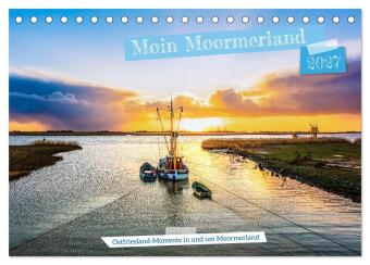 Naptár/Határidőnapló Moin Moormerland (Tischkalender 2027 DIN A5 quer), CALVENDO Monatskalender Calvendo