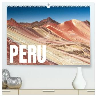 Naptár/Határidőnapló Geheimnisvolles Peru (hochwertiger Premium Wandkalender 2027 DIN A2 quer), Kunstdruck in Hochglanz Calvendo