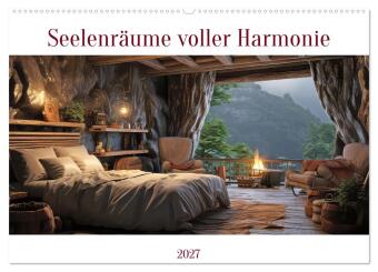 Kalender/agenda Seelenräume voller Harmonie (Wandkalender 2027 DIN A2 quer), CALVENDO Monatskalender Calvendo