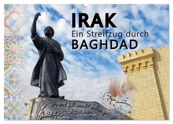 Naptár/Határidőnapló Irak Ein Streifzug durch Baghdad (Wandkalender 2027 DIN A2 quer), CALVENDO Monatskalender Calvendo