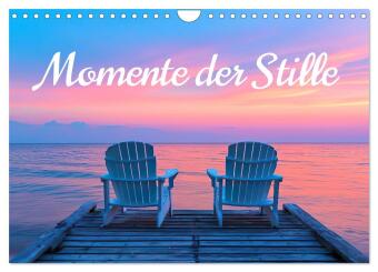 Naptár/Határidőnapló Momente der Stille (Wandkalender 2027 DIN A4 quer), CALVENDO Monatskalender Calvendo
