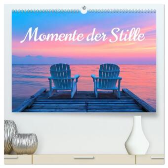 Naptár/Határidőnapló Momente der Stille (hochwertiger Premium Wandkalender 2027 DIN A2 quer), Kunstdruck in Hochglanz Calvendo