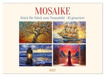 Kalendár/Diár Mosaike (Wandkalender 2027 DIN A2 quer), CALVENDO Monatskalender Calvendo