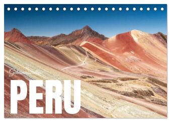 Kalender/Terminbuch Geheimnisvolles Peru (Tischkalender 2027 DIN A5 quer), CALVENDO Monatskalender Calvendo