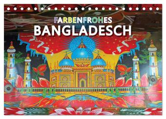 Kalendár/Diár Farbenfrohes Bangladesch (Tischkalender 2027 DIN A5 quer), CALVENDO Monatskalender Calvendo