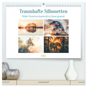 Kalender/Terminbuch Traumhafte Silhouetten (hochwertiger Premium Wandkalender 2027 DIN A2 quer), Kunstdruck in Hochglanz Calvendo